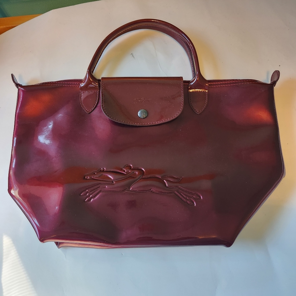 Longchamp Rare Victoire bag medium in EUC - Picture 1 of 6